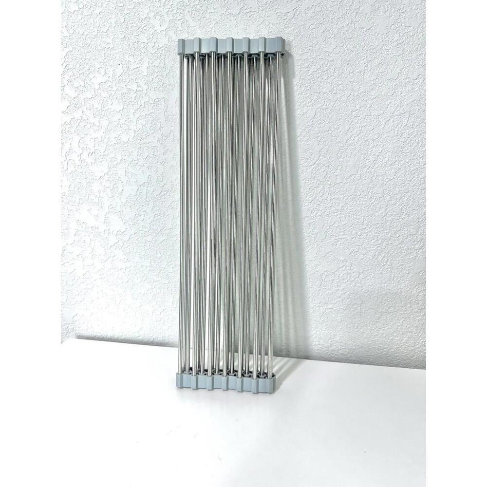 Over The Sink Roll-Up Dish Drying Rack 15 in X 17.7 in - Picture 3 of 6